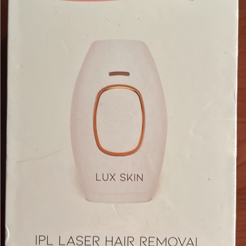 Lux Skin IPL Device - Hair Removal- White and Gold